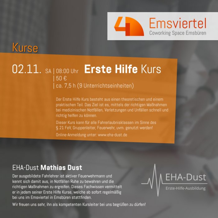 Erste Hilfe Kurs